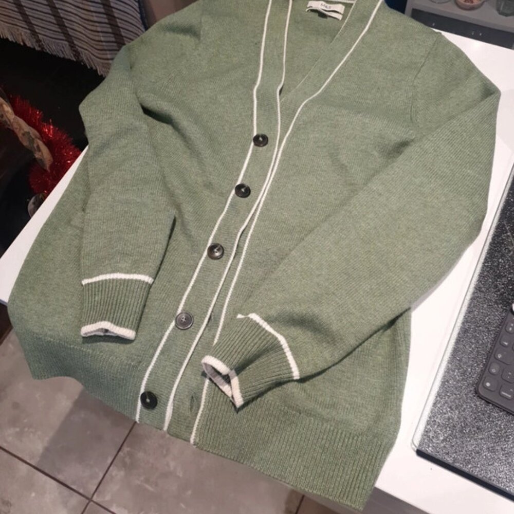 Green marks and spencer cardigan